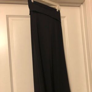LuLaRoe plain black Maxi skirt 2XL